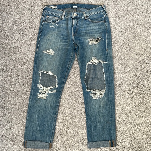 True Religion Cameron Slim Boyfriend Jeans - Picture 2 of 7